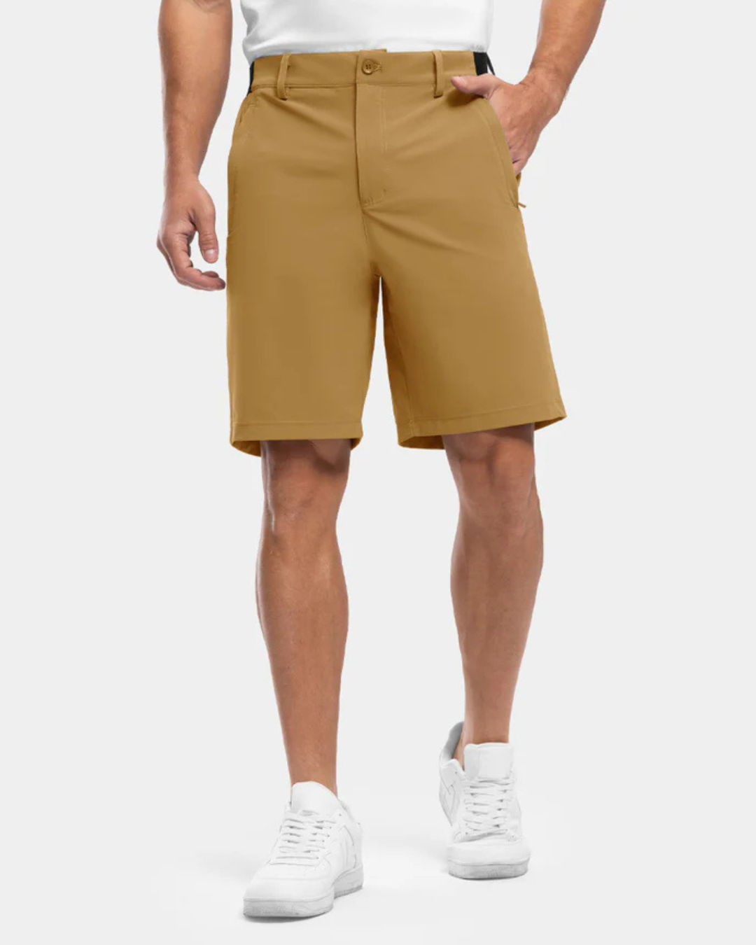 Pantalones cortos de tejido transpirable y elástico para hombre