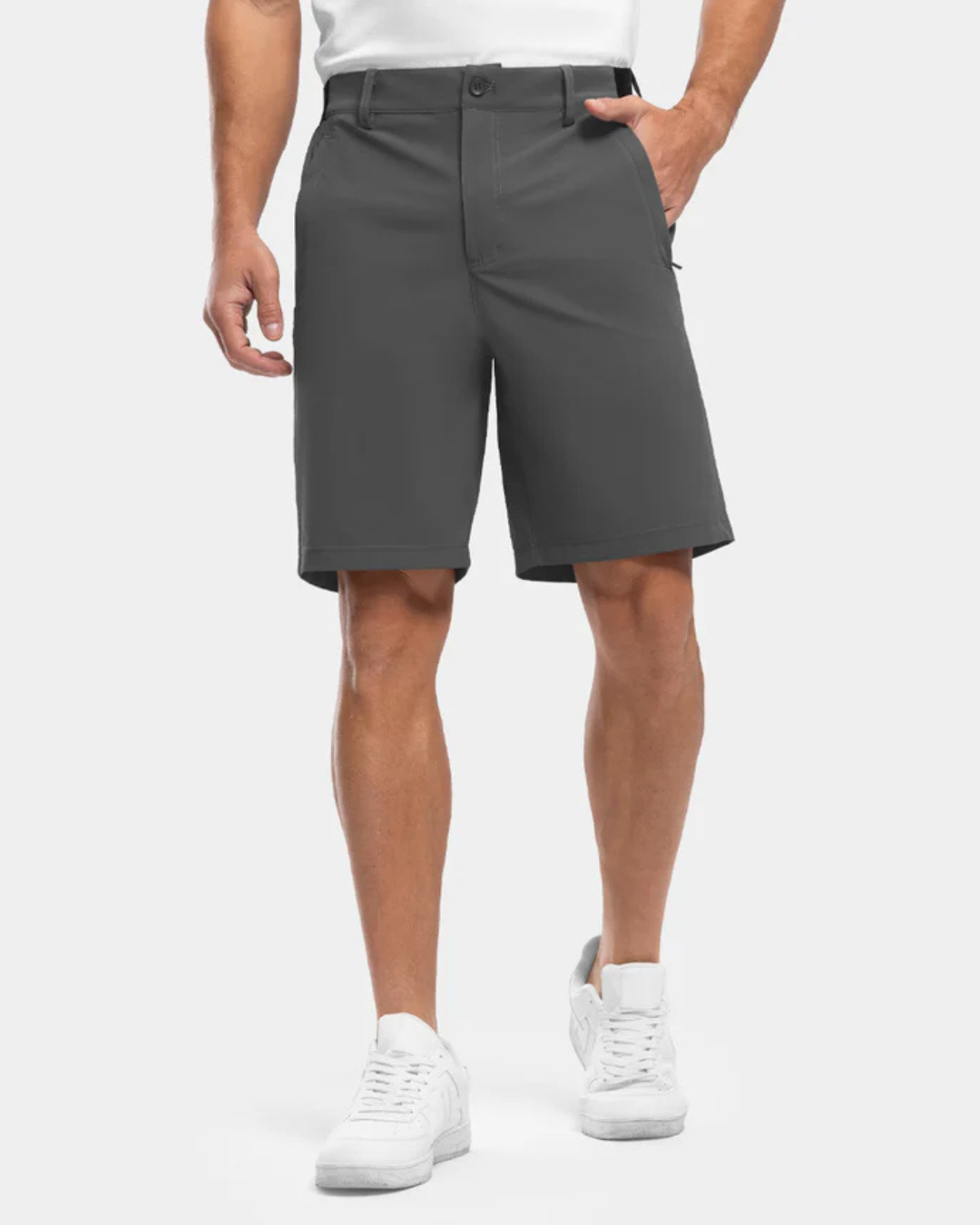 Pantalones cortos de tejido transpirable y elástico para hombre