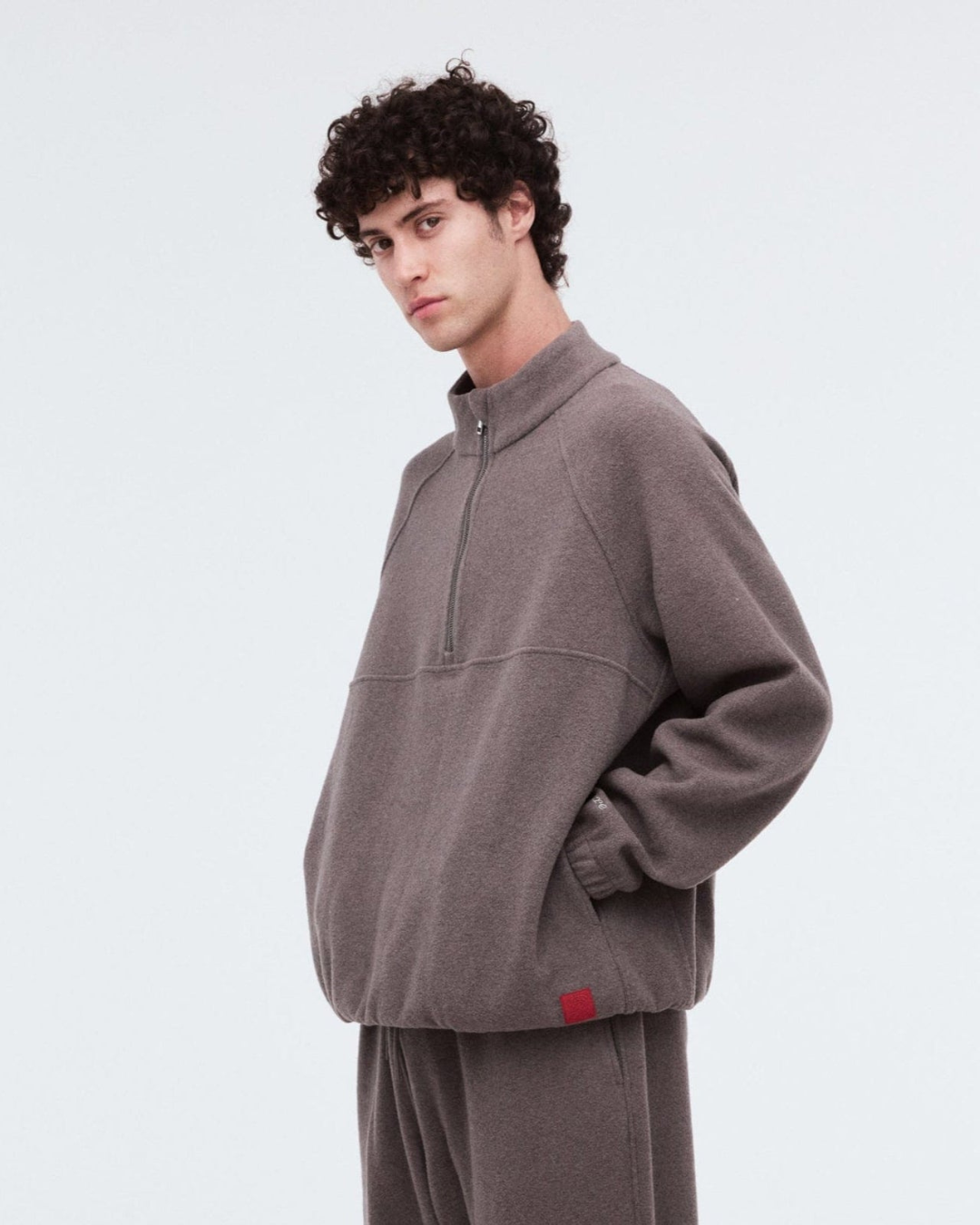 Jersey Unisex con Cuello Largo y Cremallera