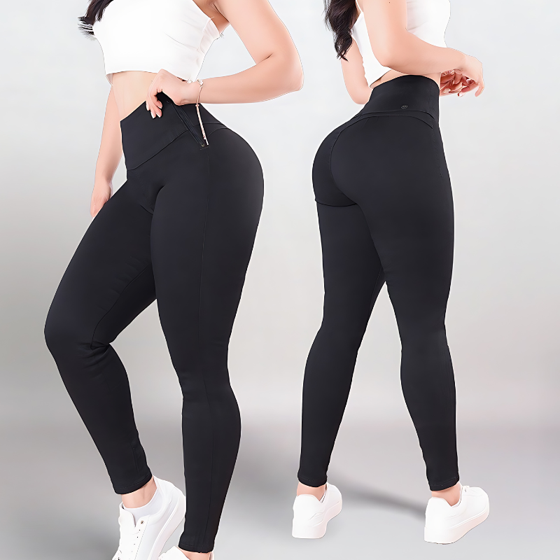 Pantalones Compresores Elásticos  de Cintura Alta