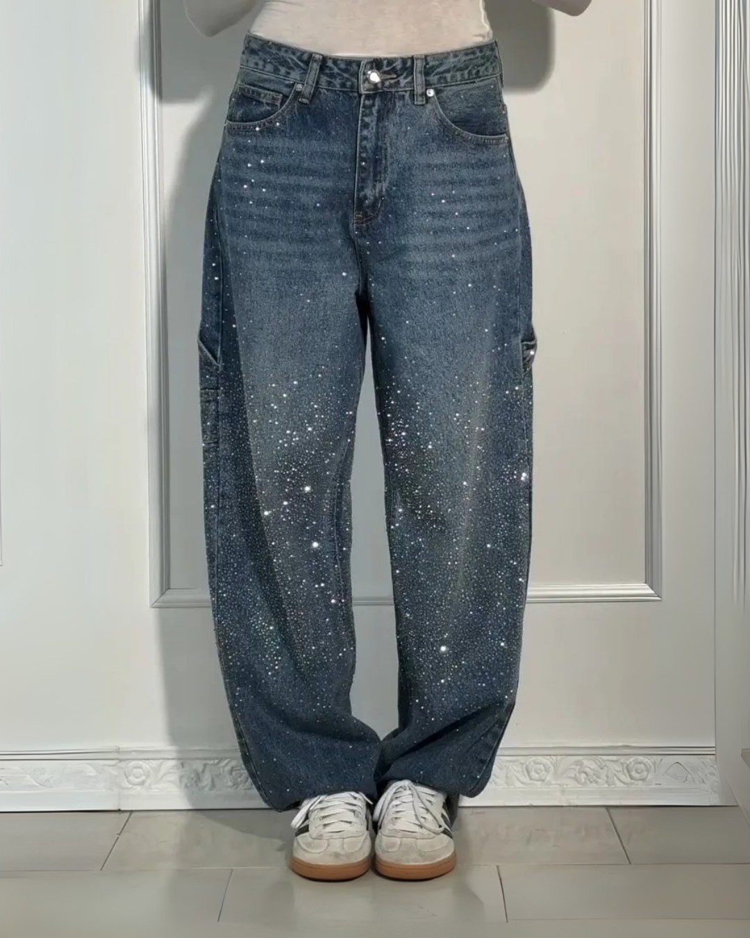 Pantalones Harem con Pedrería para mujer