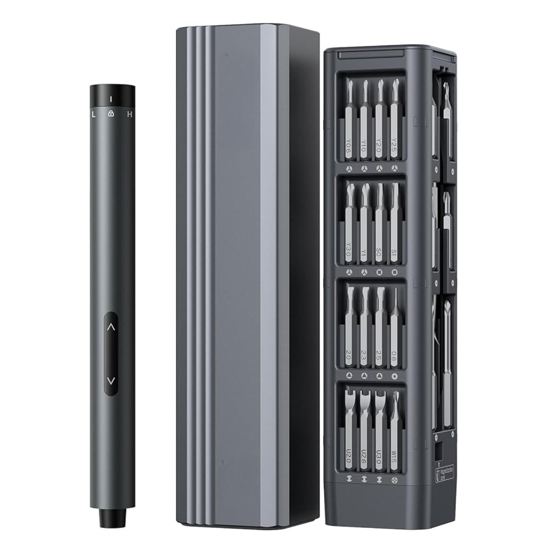 Mini destornillador eléctrico de 3.7V con 50 piezas de brocas magnéticas