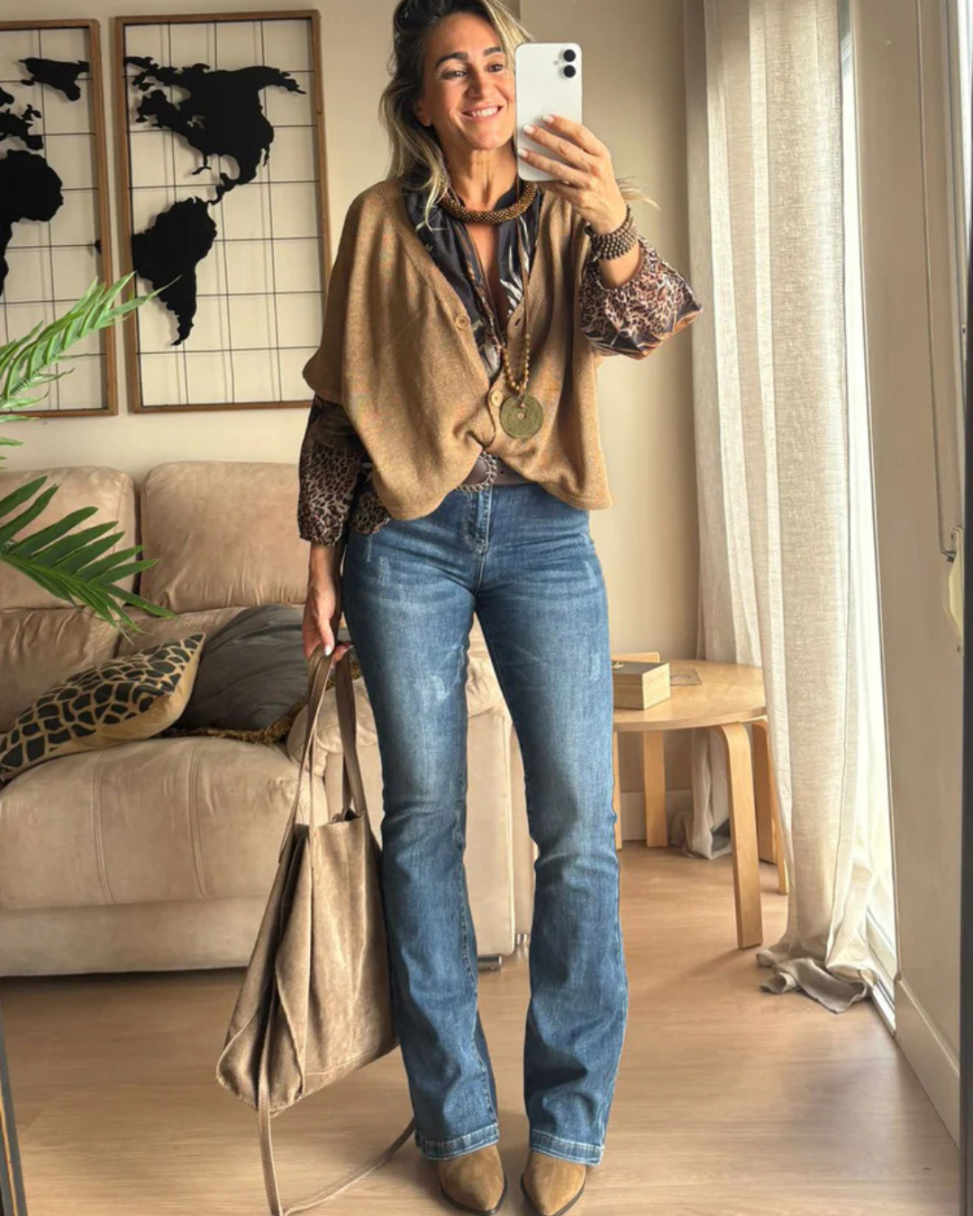 Pantalones ajustados informales para mujer