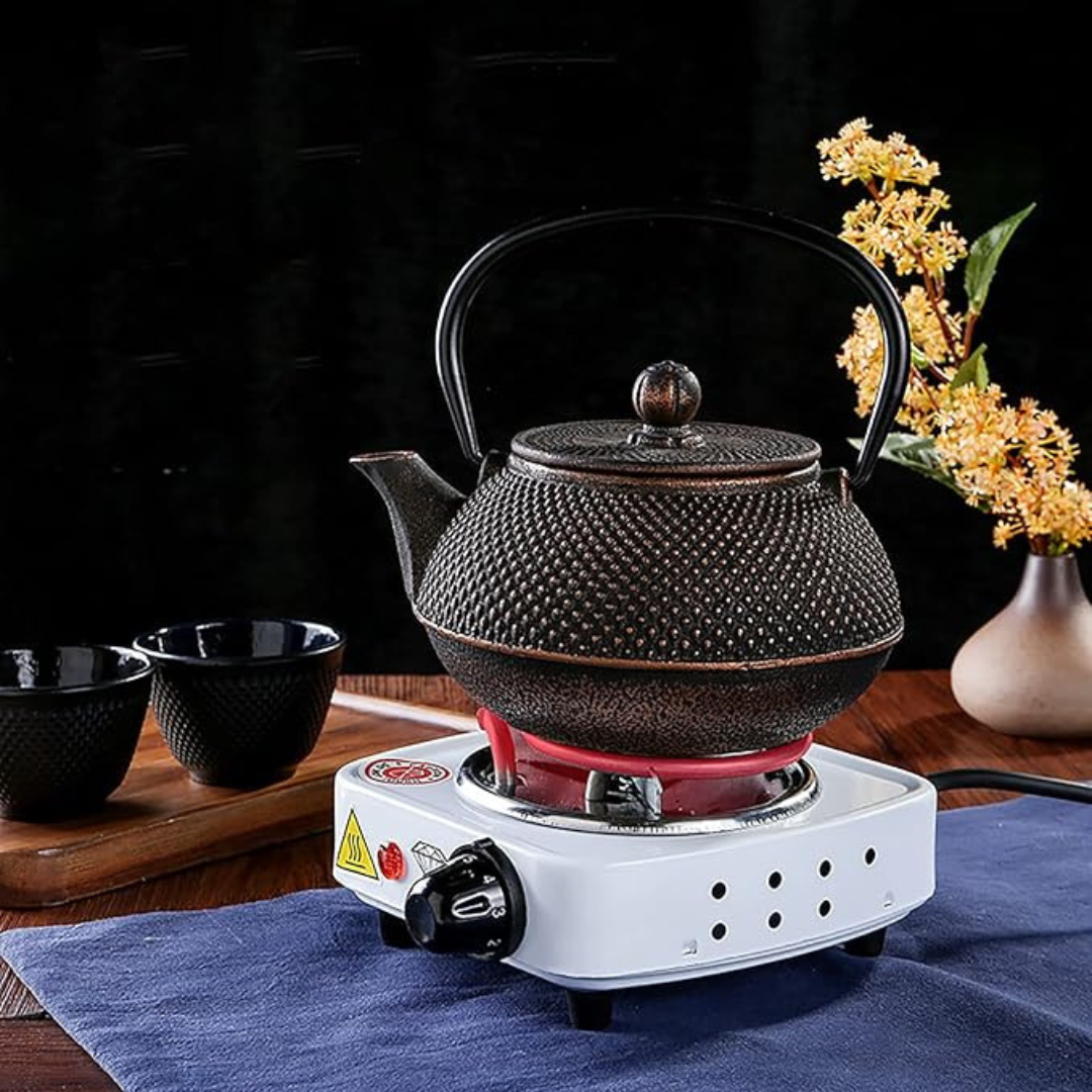 Placa Calefactora Portátil con Control de Temperatura Cocina Práctica y Compacta