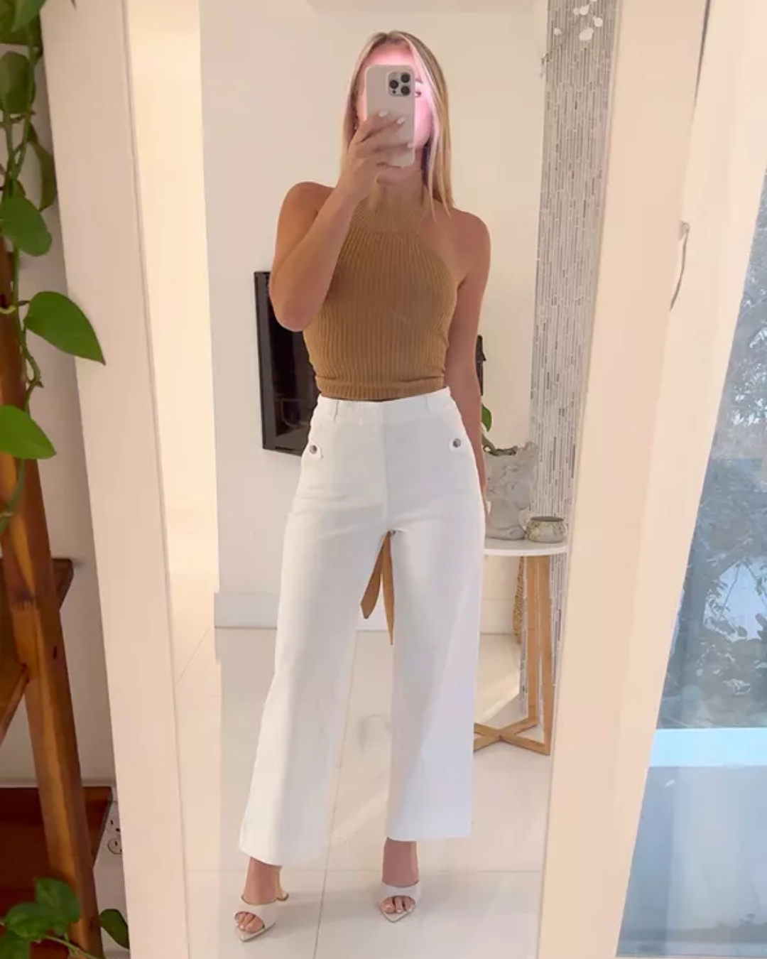 Pantalón Blanco de Vestir para un Estilo Sofisticado