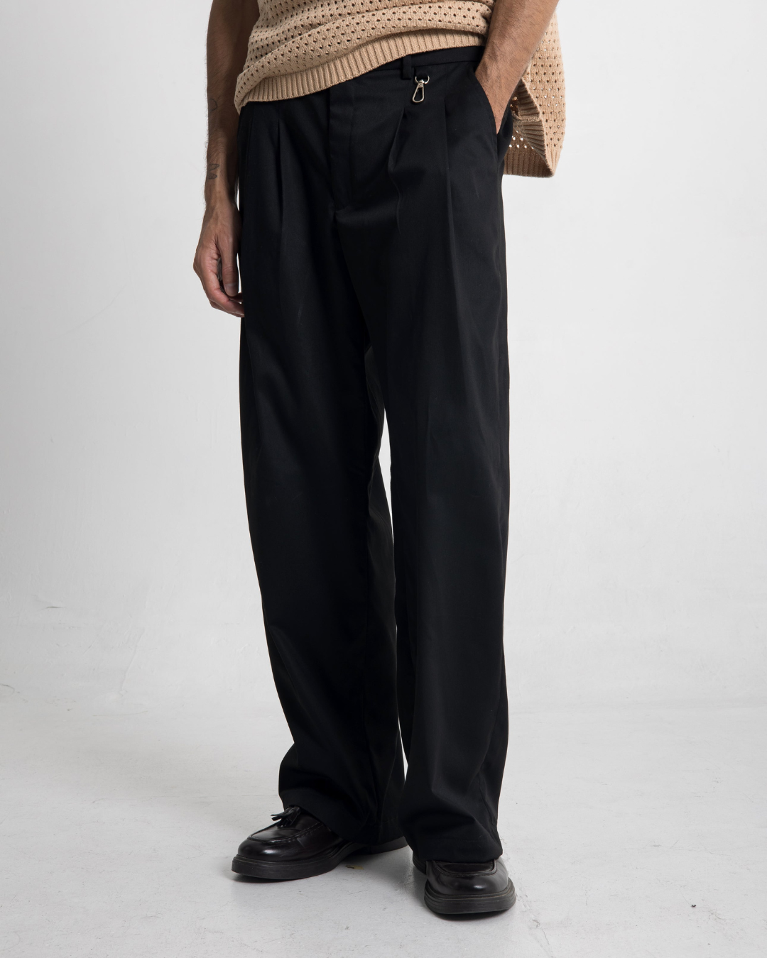 Pantalón Urbano Tipo Drill Ancho para Hombre