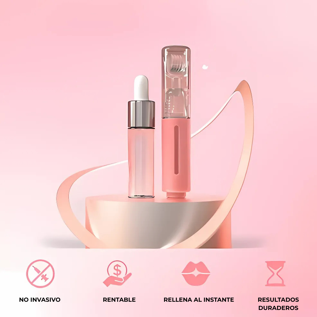 Kit para Labios más Voluminosos y Ultra Hidratados con Acabado Natural (OFERTA 2X1)
