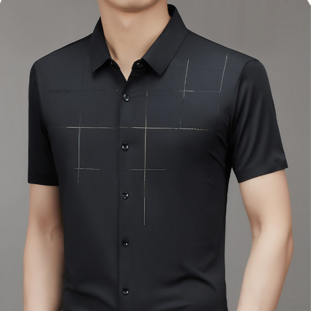 Camisa de Manga Corta para Hombre con un Estilo Moderno y Elegante®