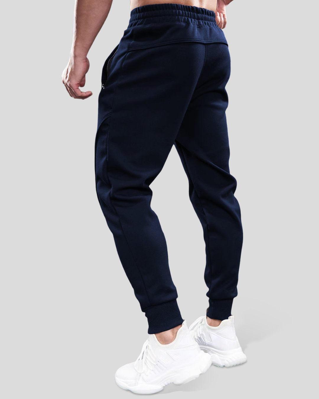 Pantalón de Deporte Básico de Algodón con Ajuste para Hombre