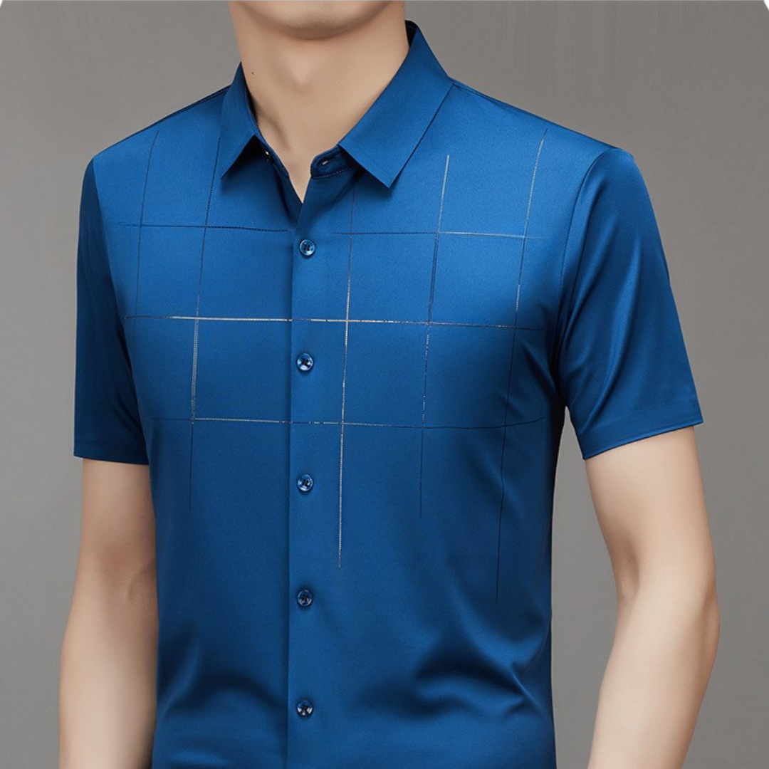 Camisa de Manga Corta para Hombre con un Estilo Moderno y Elegante®