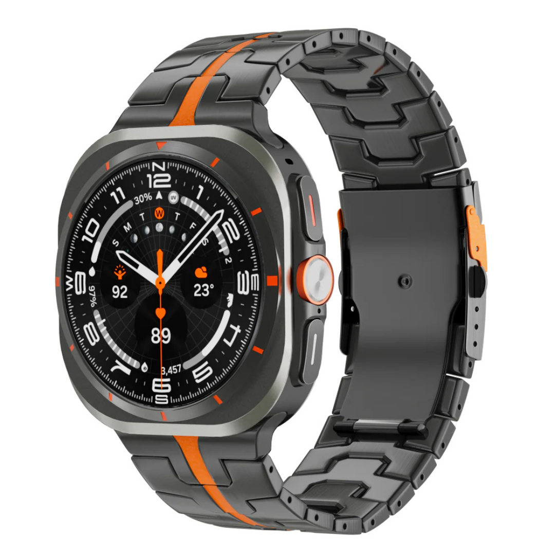 Reloj Deportivo con Correa de Acero Futurista y Funcional®