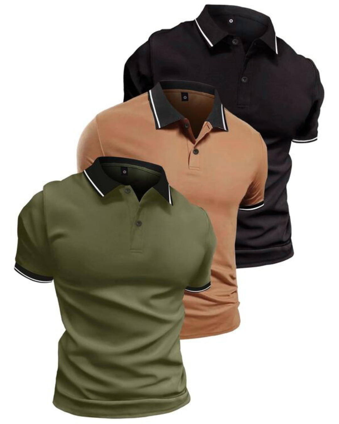 Polo Clásico con Tejido Suave para Hombre