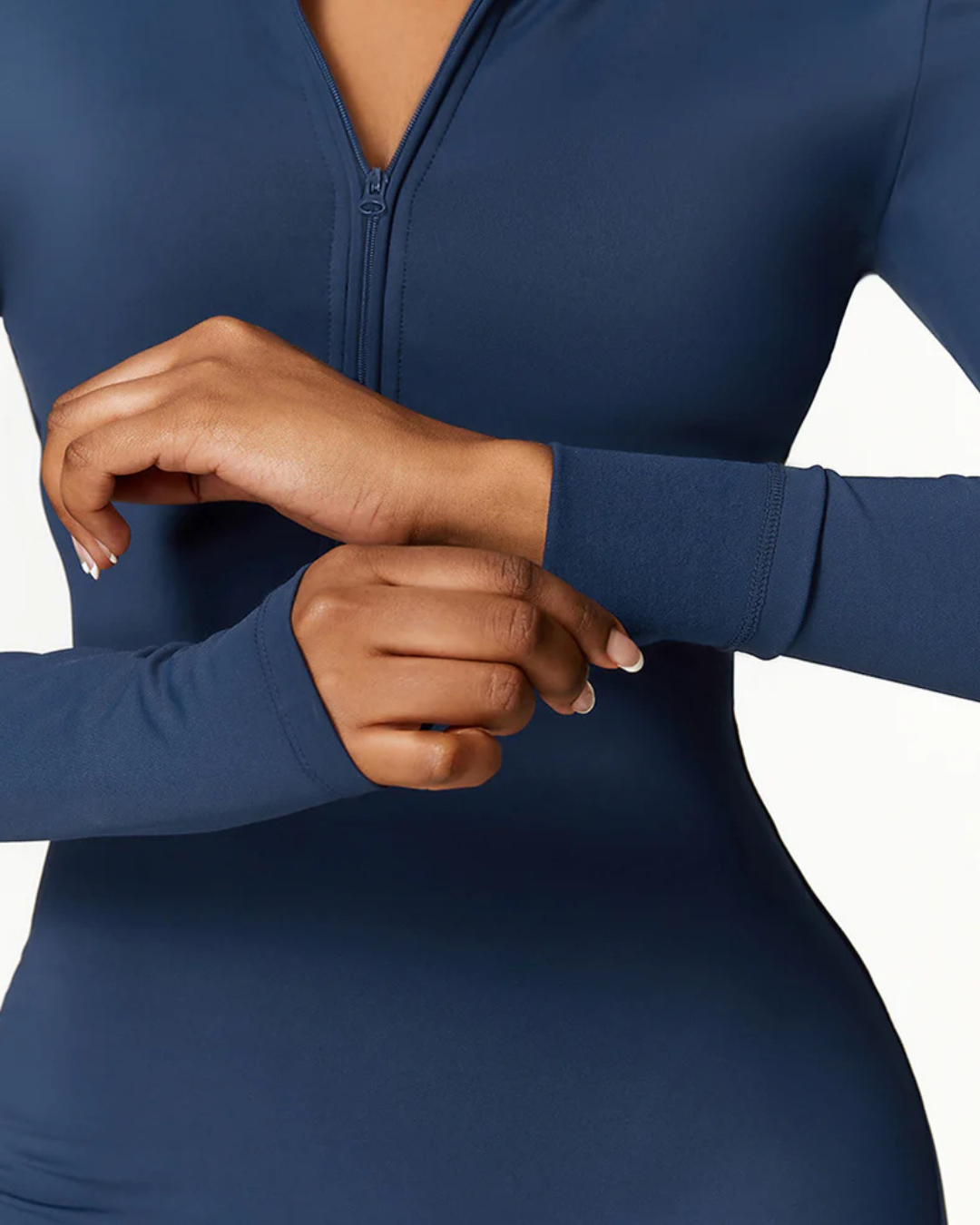 Mono Deportivo de Mujer de Manga Larga con Cremallera®