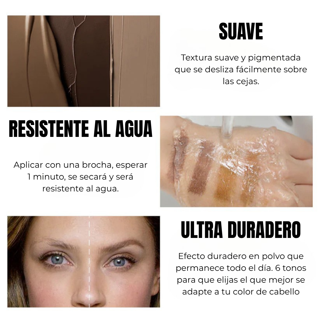 Gel de Cejas resistente al agua con Larga Duración  (OFERTA 2X1)®