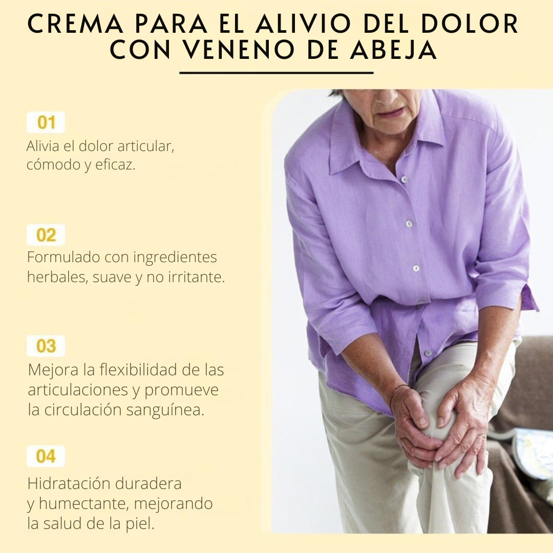 CREMA ANALGÉSICA PARA ÓSEOS CON VENENO DE ABEJA 60GR.