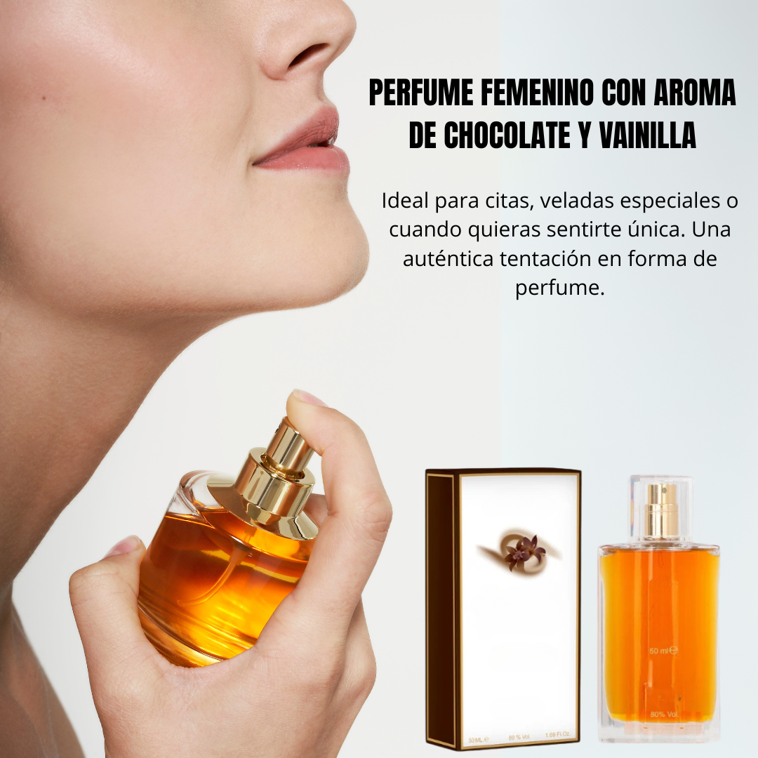 Perfume de mujer con aroma de chocolate y vainilla 50 Ml®