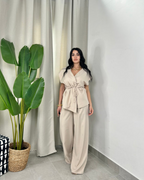 Pantalón y Camisa de Tacto Suave con Ajuste Cómodo y Estilizado