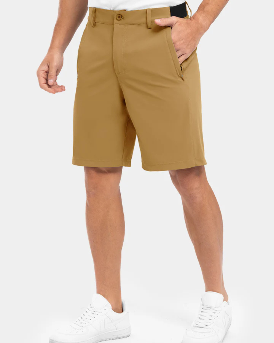 Pantalones cortos de tejido transpirable y elástico para hombre