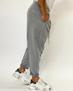 Pantalón casual con bolsillos y cintura de cordón ajustable para Hombre