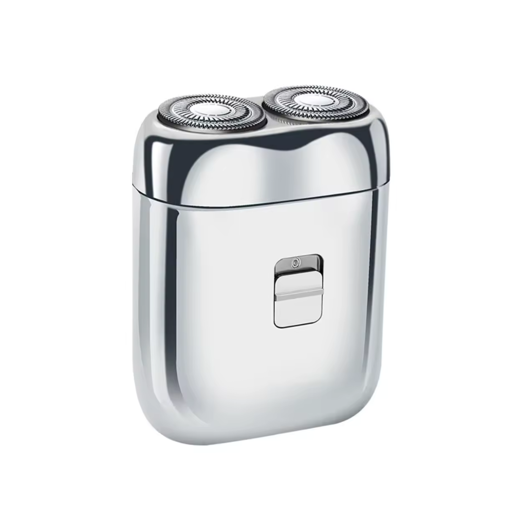 Cortabarbas eléctrico portátil para hombre con cabezal flotante doble recargable e impermeable®