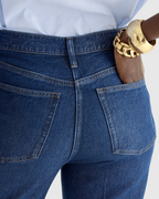 Pantalón de Cintura Alta y Corte Ancho con Control del Vientre®