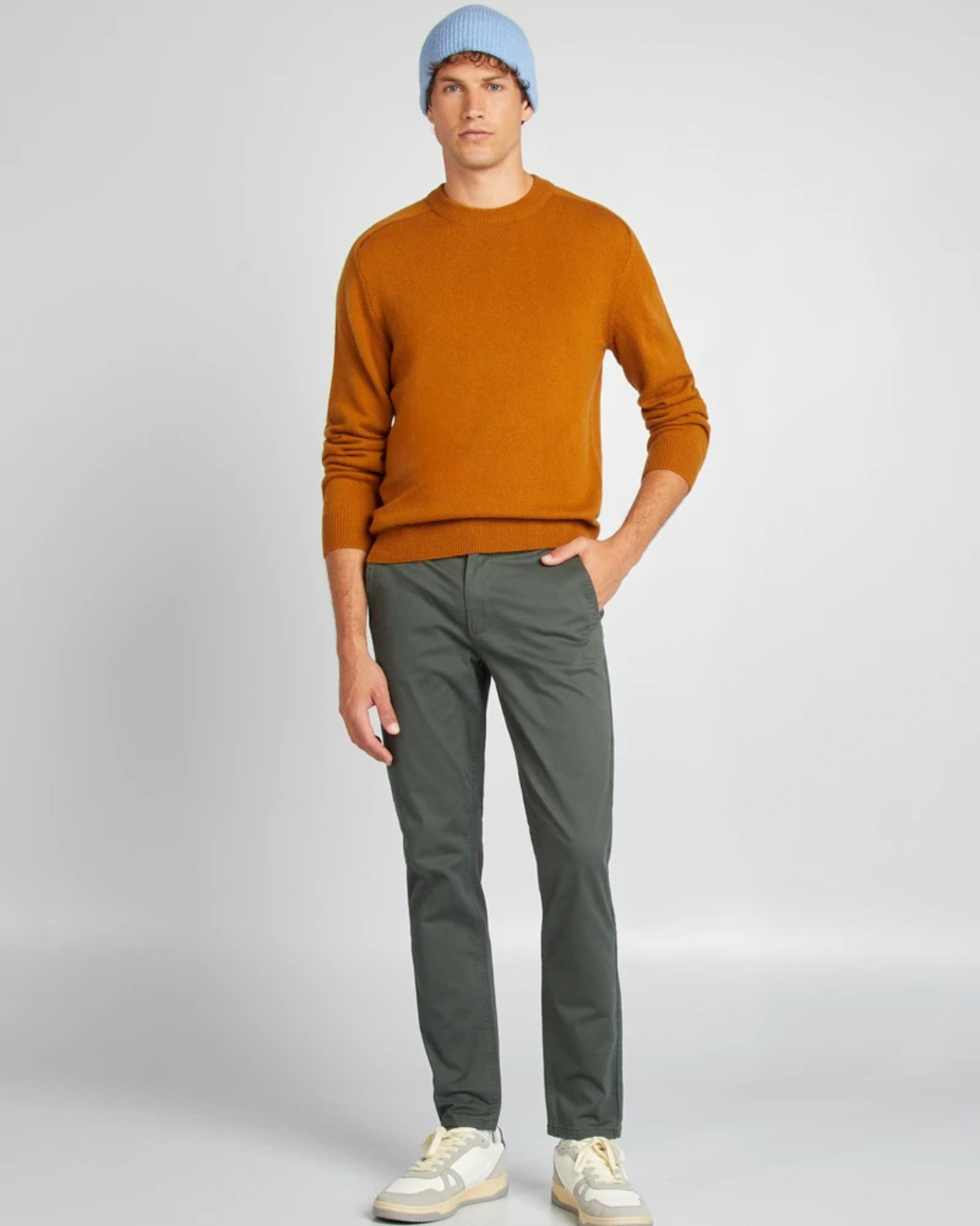 Pantalón Clásico de Vestir Elegante para Hombres