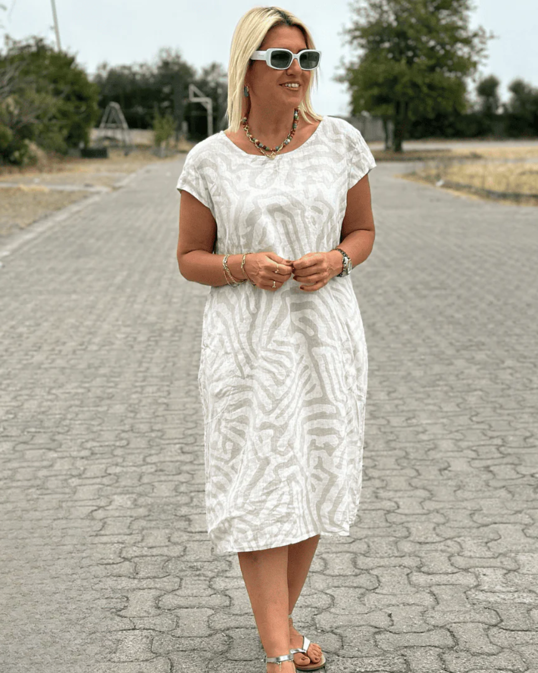 Vestido corto boho suelto y ajustado®