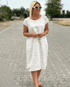 Vestido Corto Boho de corte Holgado