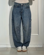 Pantalones Harem con Pedrería para mujer