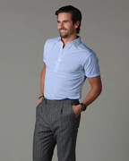 Polo Elástico de Cuello Semiabierto para Hombre (OFERTA 2X1)