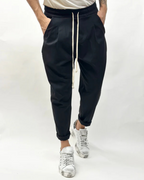 Pantalón casual con bolsillos y cintura de cordón ajustable para Hombre