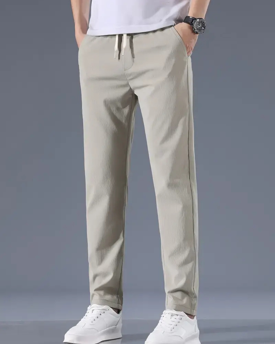 Pantalón Cómodo para Hombre con Tejido Antiarrugas®