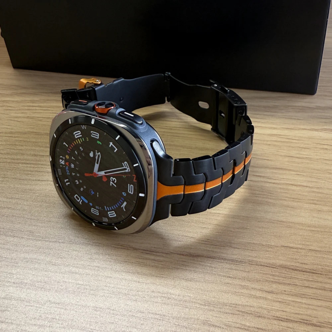 Reloj Deportivo con Correa de Acero Futurista y Funcional®