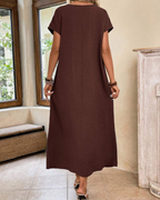 Vestido largo de mujer, ancho y sin arrugas®