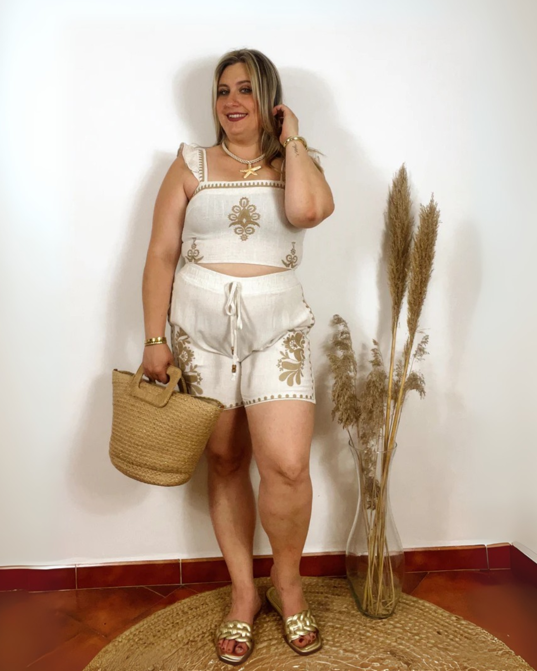 Conjunto Fresco y Cómodo de Lino para Mujer