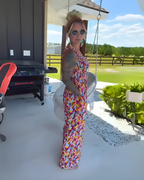 Mono Holgado Estilo Bohemio con Bolsillos