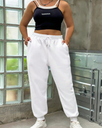 Pantalones deportivos estilo jogger para mujer