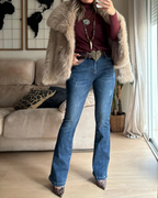 Pantalones ajustados informales para mujer