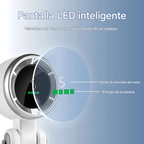 Ventilador turbo portátil de 5 velocidades y batería recargable de 4000 mAh