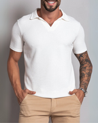 Polo de Hombre Manga Corta  Resistente y Funcional