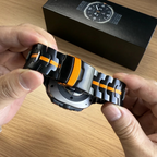 Reloj Deportivo con Correa de Acero Futurista y Funcional®