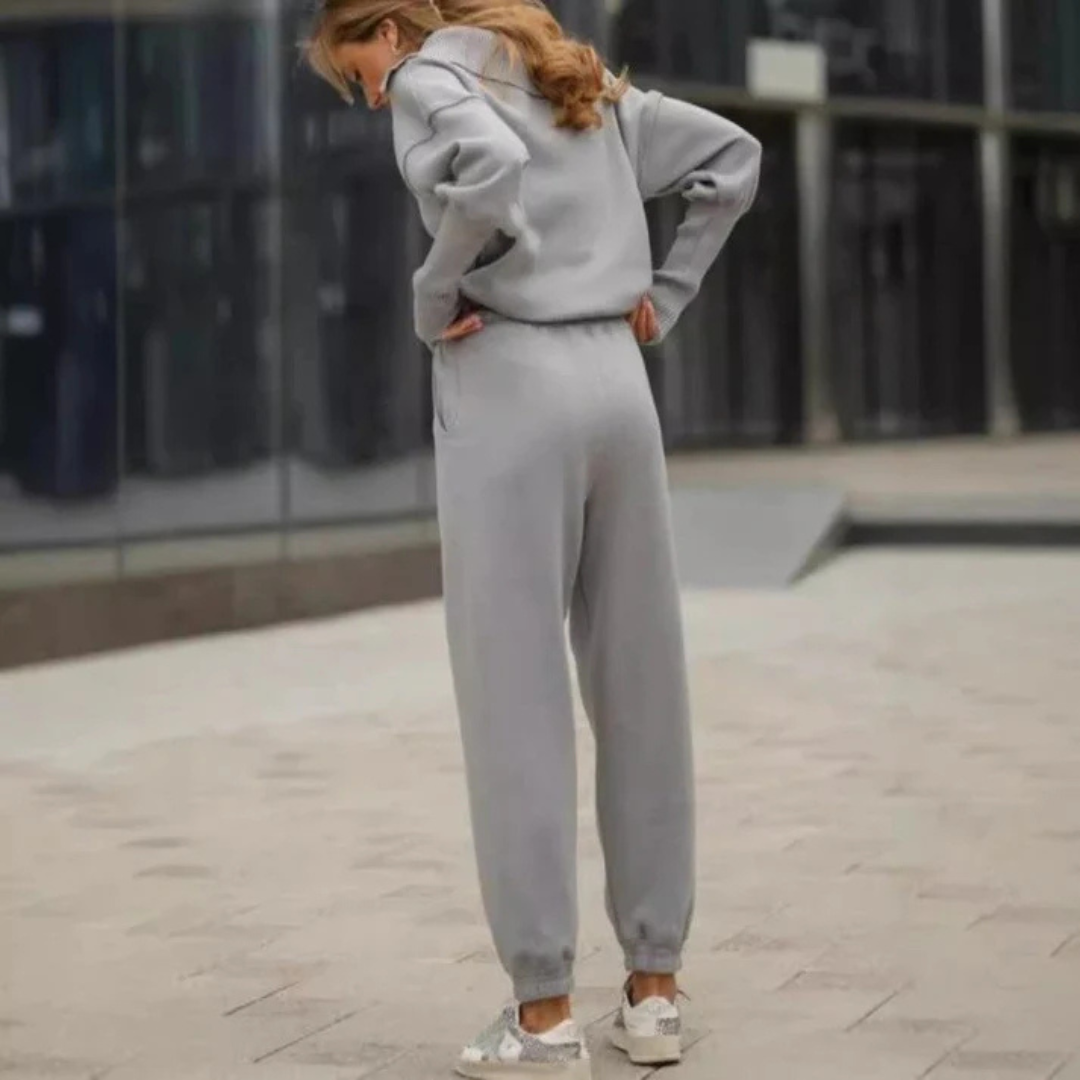 Conjunto Deportivo de 2 Piezas para Mujer: Jersey y Pantalón de Deporte®