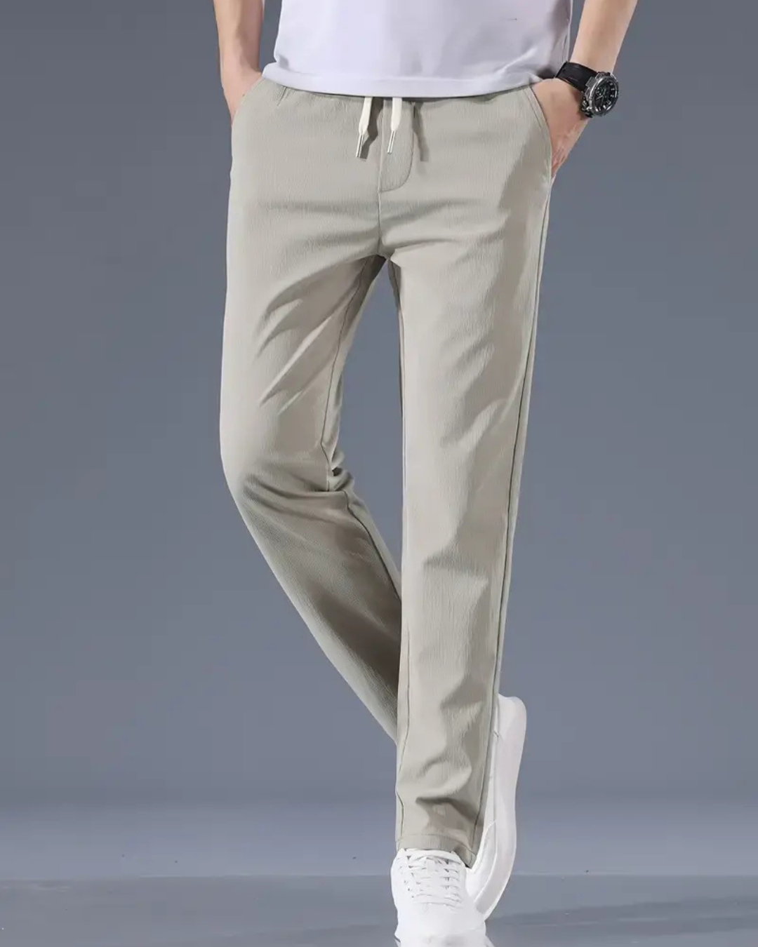 Pantalón Cómodo para Hombre con Tejido Antiarrugas®