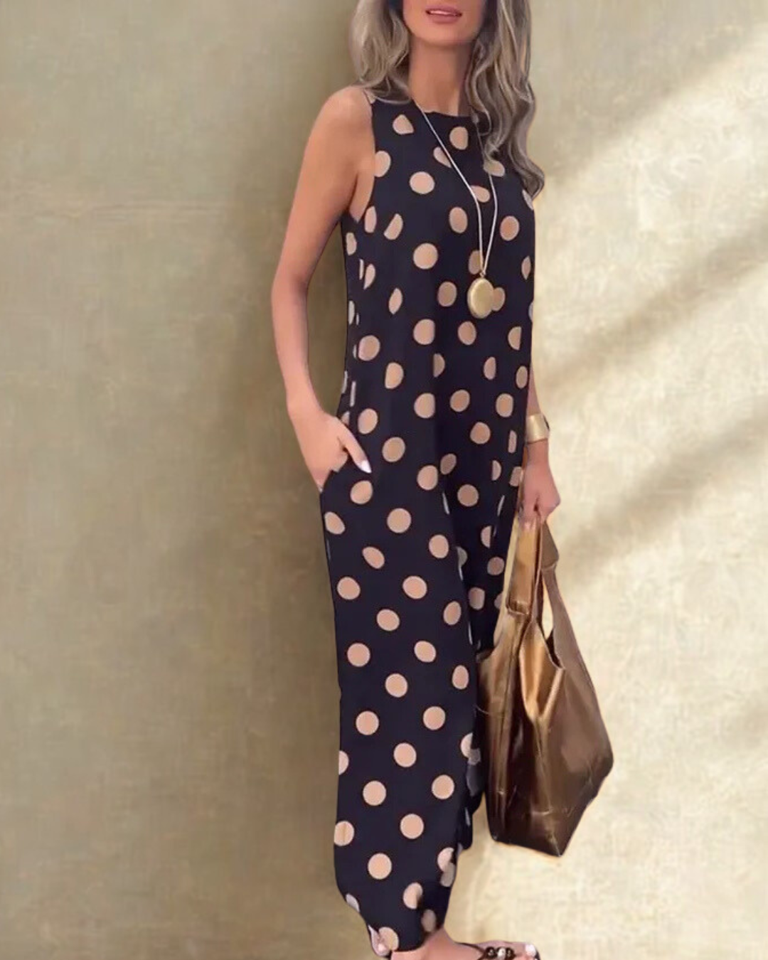 Vestido Holgado de Verano sin Mangas