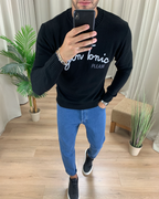 Suéter tejido de lana para Hombres