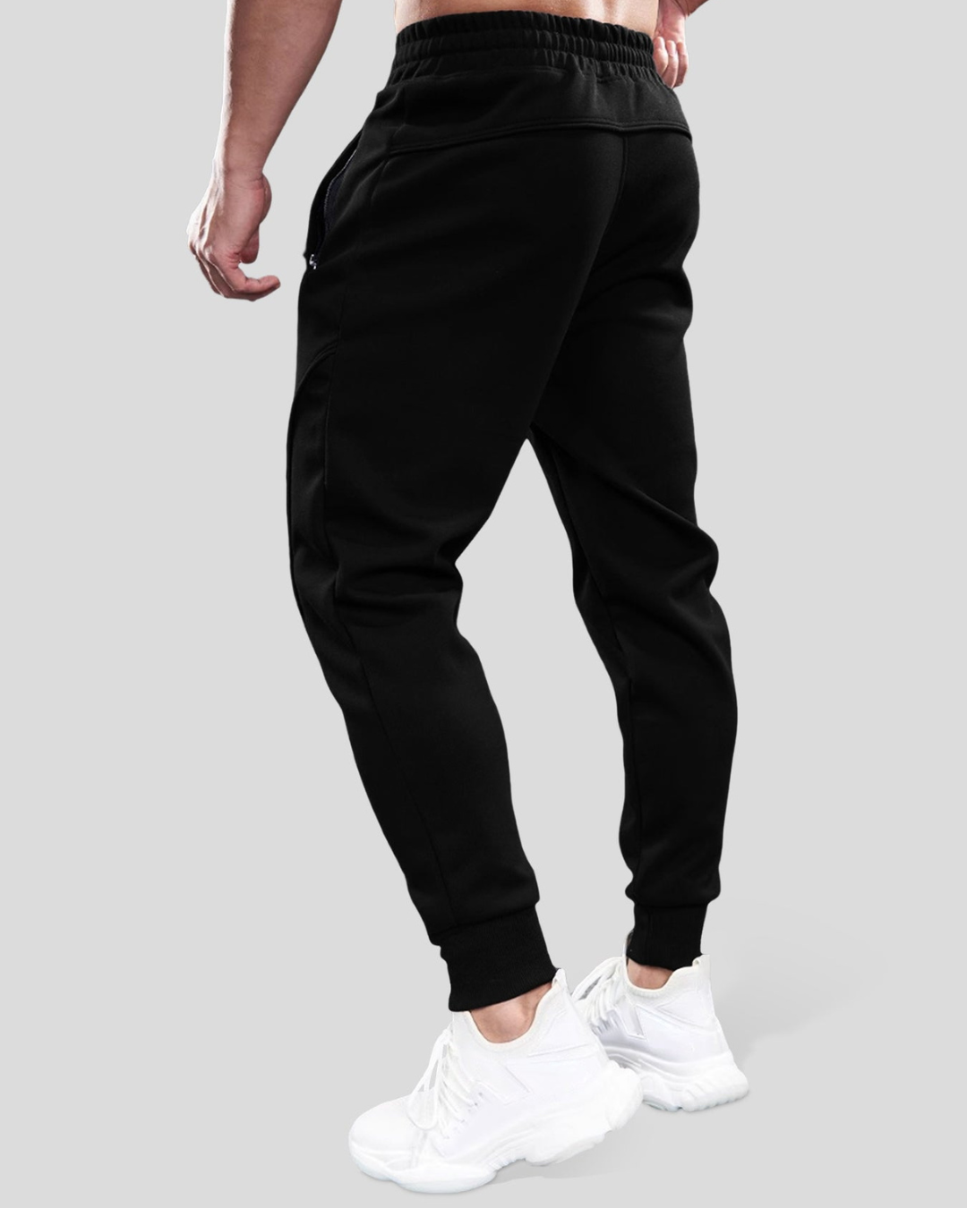 Pantalón de Deporte Básico de Algodón con Ajuste para Hombre
