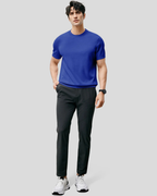 Polo de Manga Corta con tejido Elástico para Hombre