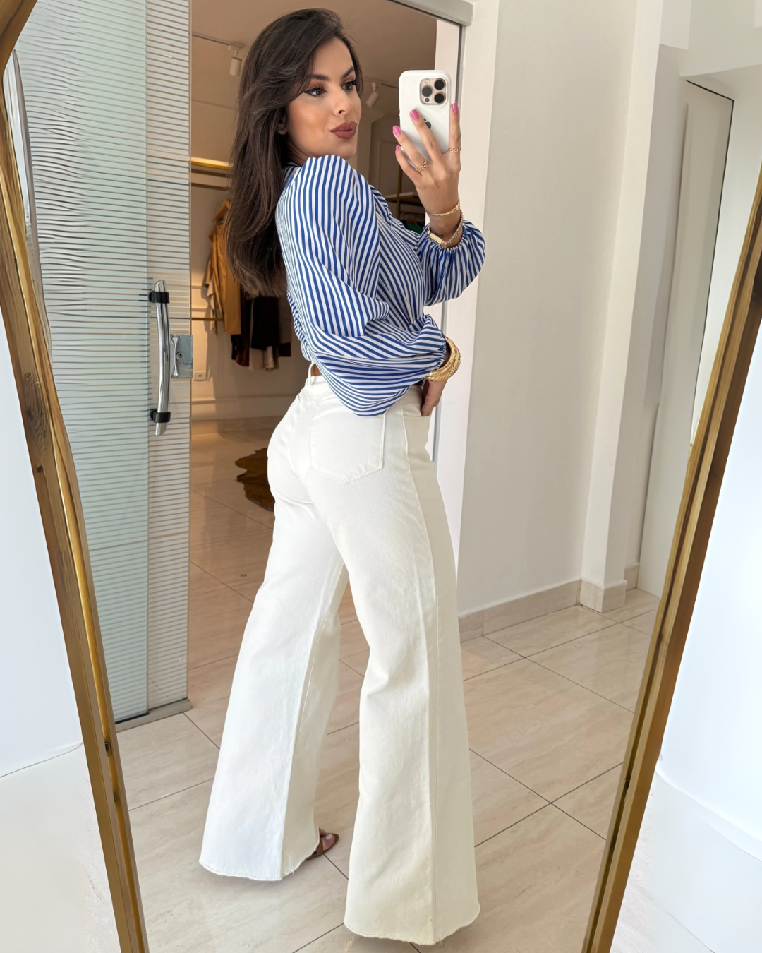 Pantalón de Pierna Ancha y Silueta Fluida para Mujer