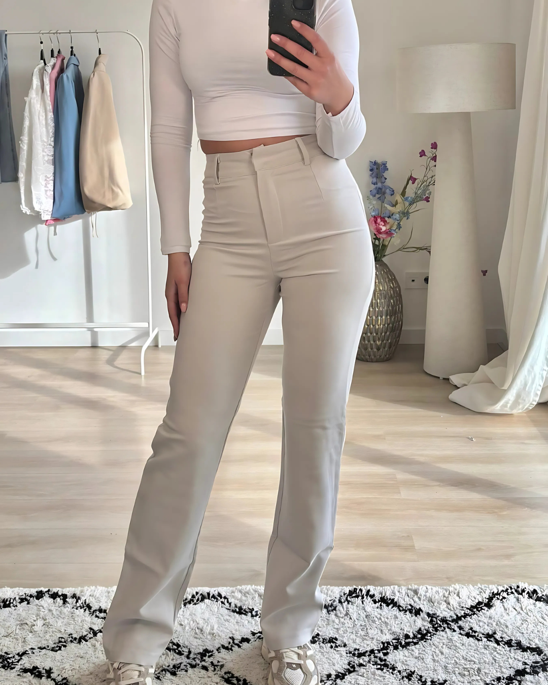 Pantalón Casual Elástico para Mujer