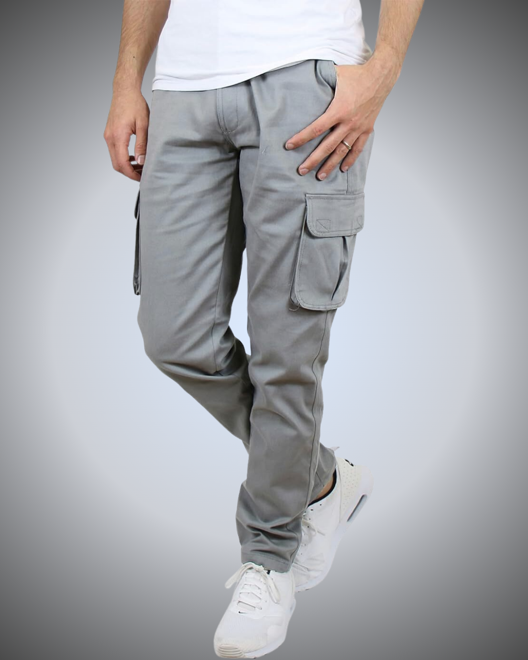 Pantalón Cargo Elástico para Hombre